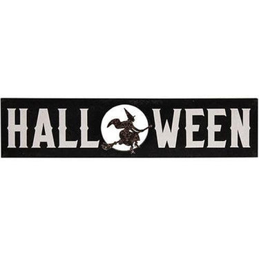 Halloween Witch Printed Wood Sign - The Fox Decor